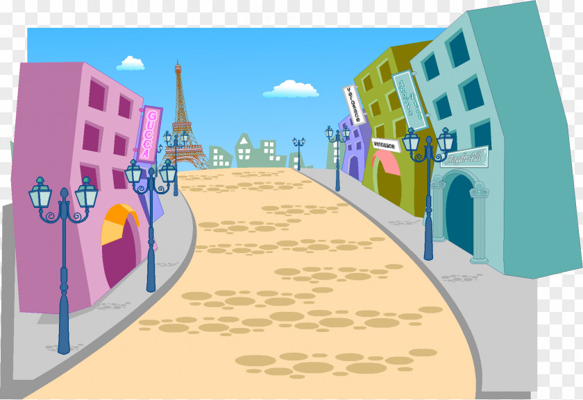 Leisure Vacation Cartoon Street PNG