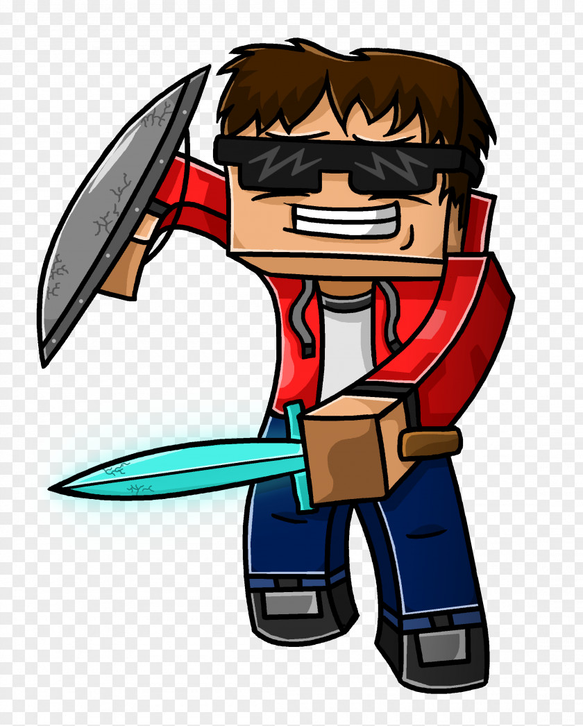 Minecraft Cartoon Avatar YouTube Video Game Digital Art PNG