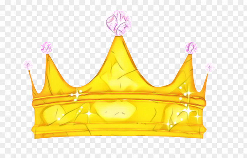 Tiara Yellow Crown Cartoon PNG