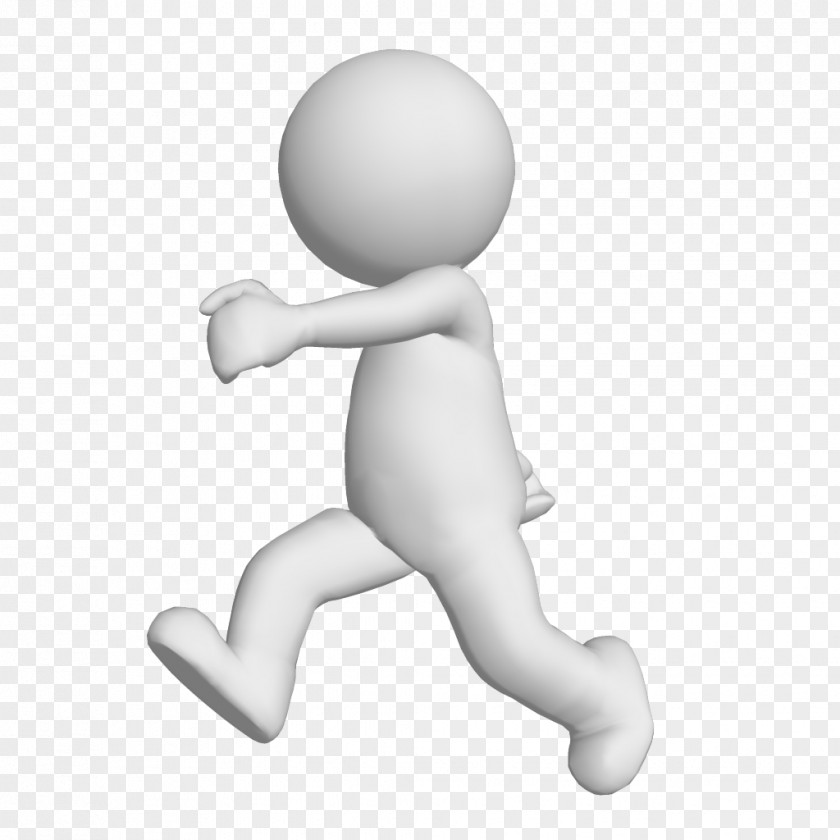 Walking 3-D Man PNG