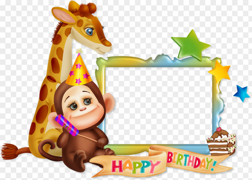 Birthday Party Picture Frames Clip Art PNG