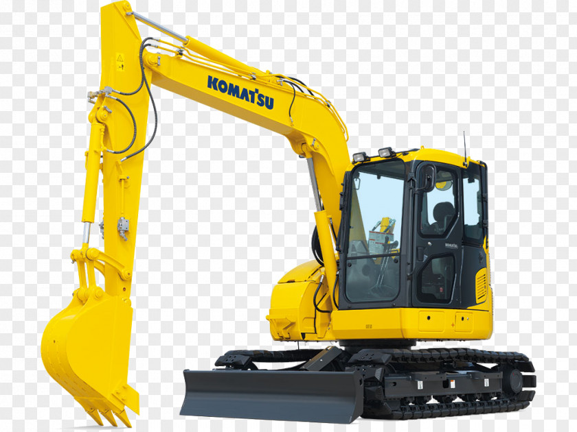 Excavator Komatsu Limited Compact Architectural Engineering Hydraulics PNG