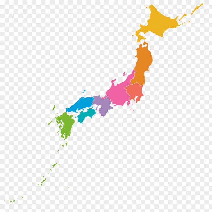 Japan Map Clip Art PNG