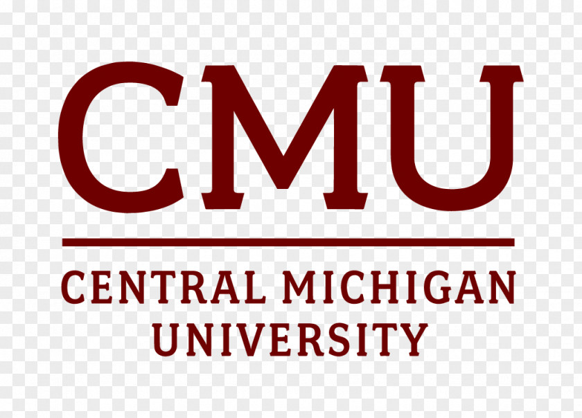 Line Central Michigan University Logo Brand Font PNG