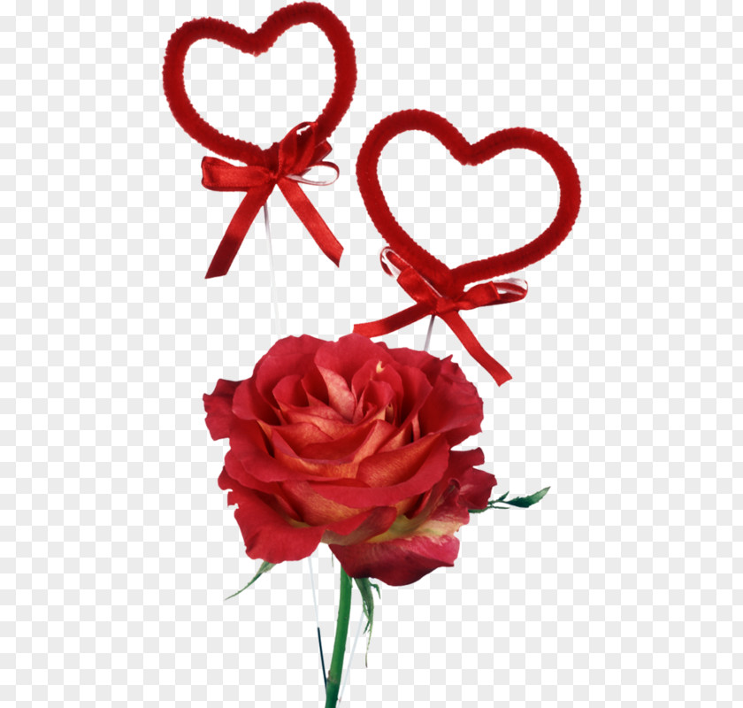 Roses And Hearts Heart Valentines Day PNG