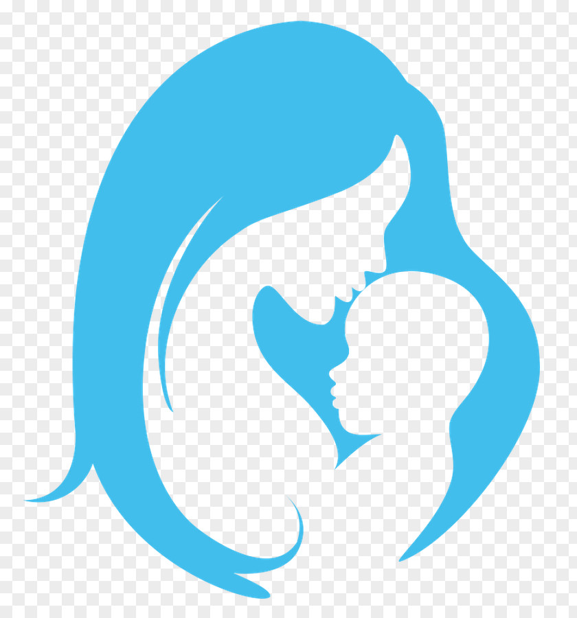 Silhouette Vector Graphics Mother Child Infant PNG