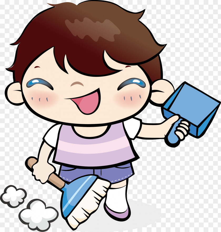 Cartoon Children Cleaning Royalty-free Free Content Clip Art PNG