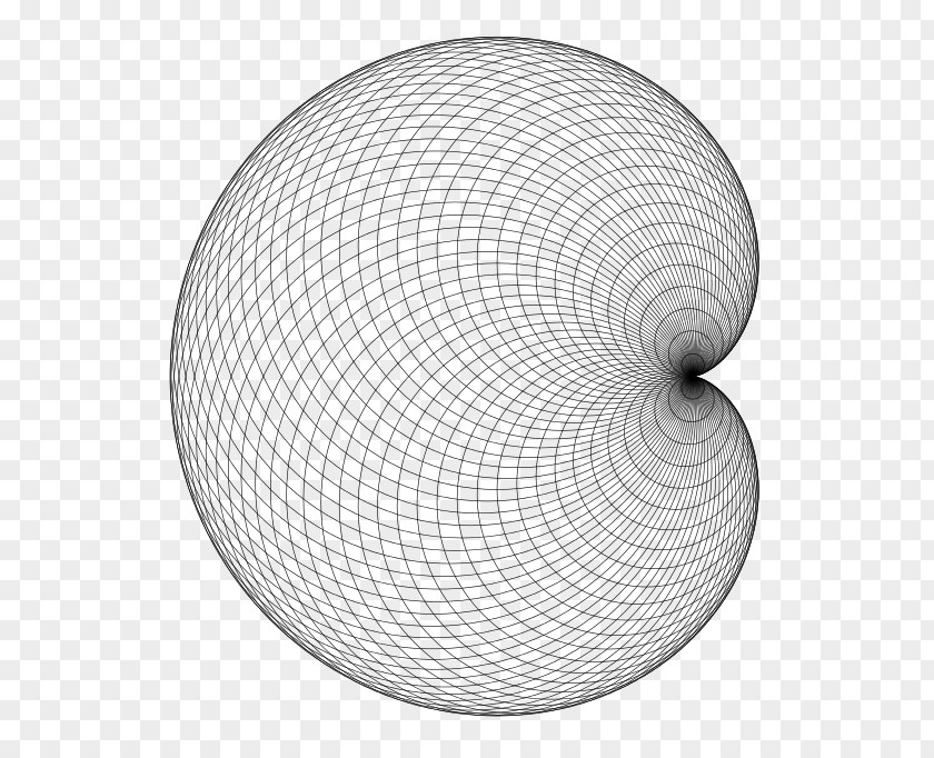 Circle Cardioid Geometry Rotation PNG
