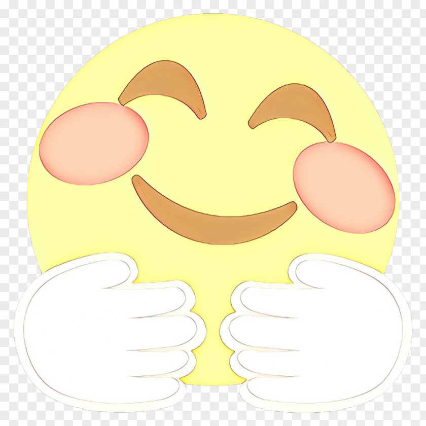 Gesture Happy Smiley Face Background PNG