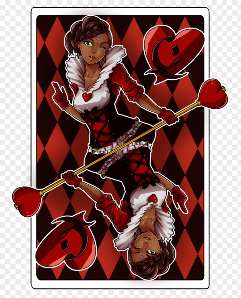 Heart Queen Cartoon Character PNG