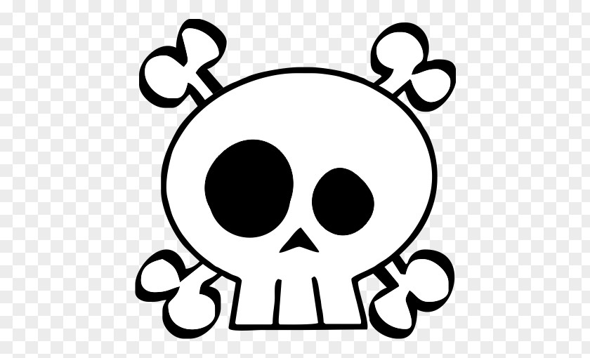 Skull Calavera And Crossbones Clip Art PNG