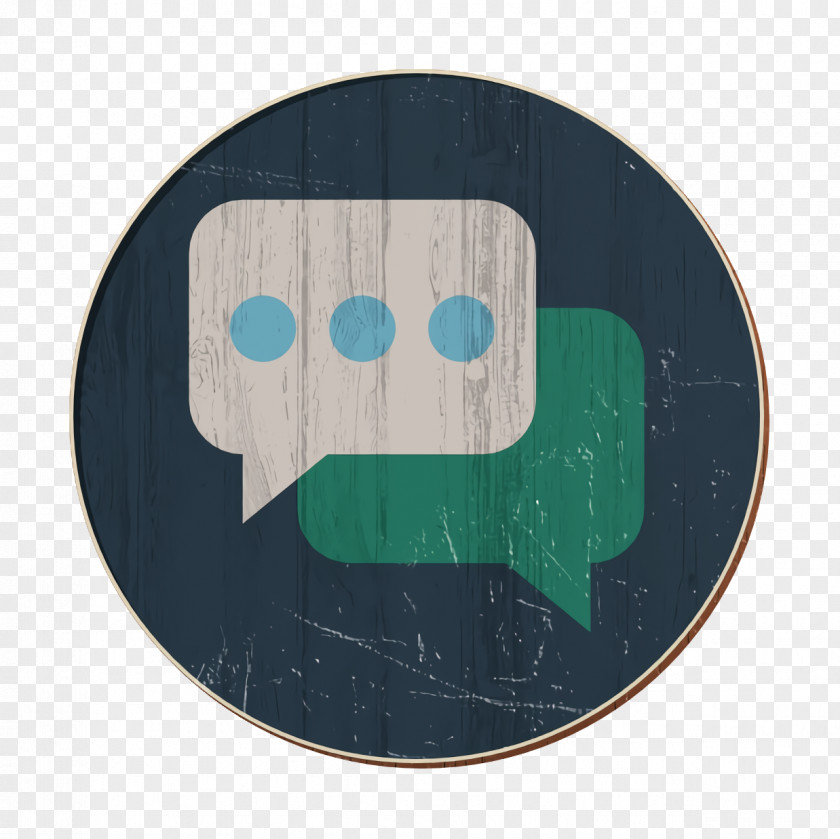Symbol Teal Chat Icon Teamwork And Organization PNG
