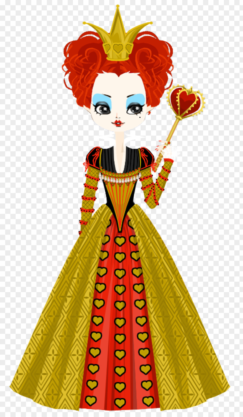 Alice In Wonderland Disney Queen Of Hearts Alice's Adventures Red White Drawing PNG