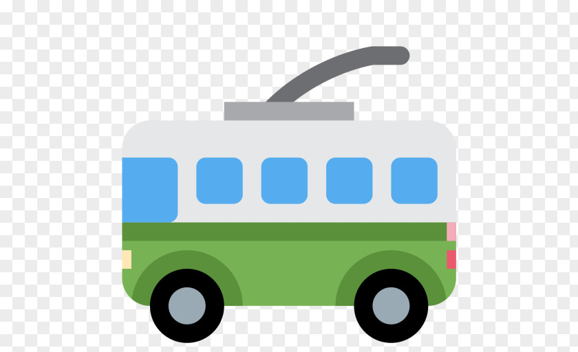 Emoji Trolleybus Transport PNG