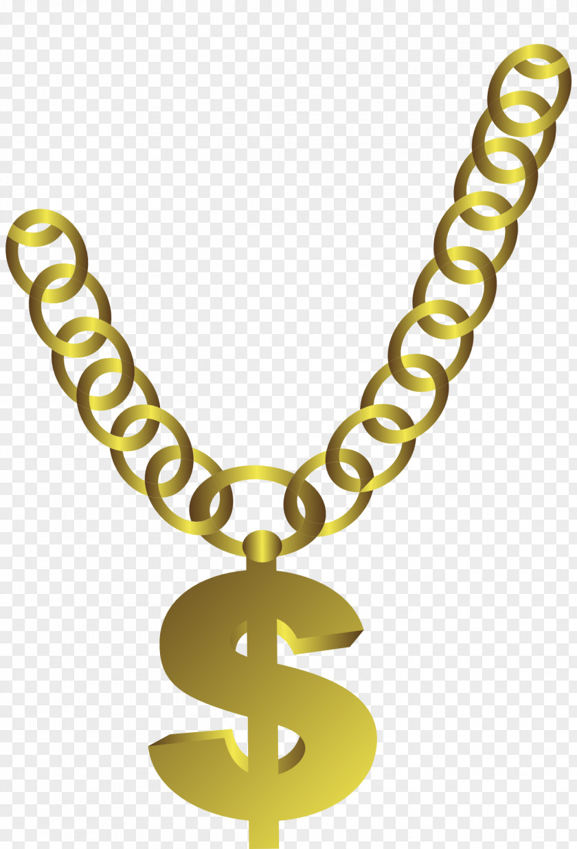 Gold Necklace T-shirt Chain PNG