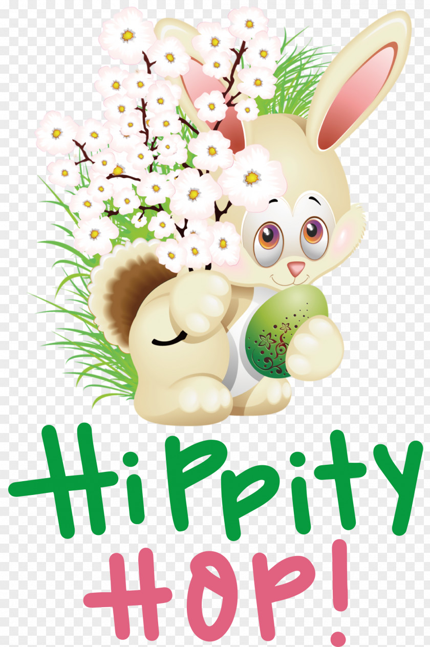 Happy Easter Hippity Hop PNG