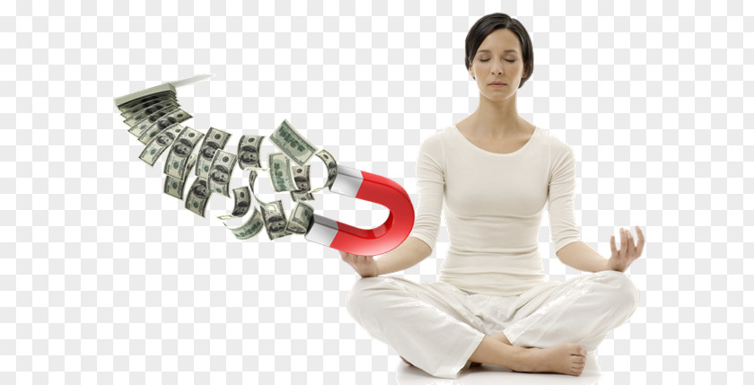 Money Magnet Meditation Lotus Position Inner Peace PNG