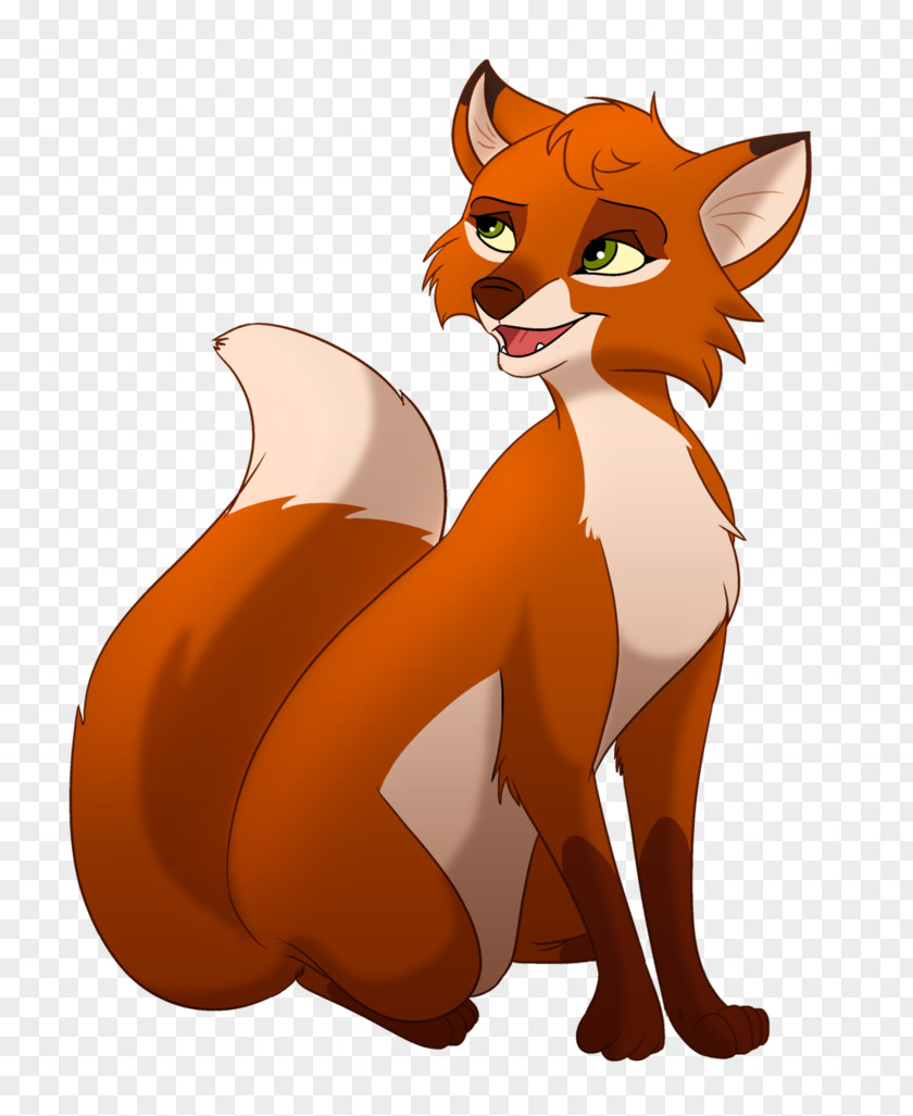 Red Fox Foxy Lady Clip Art PNG