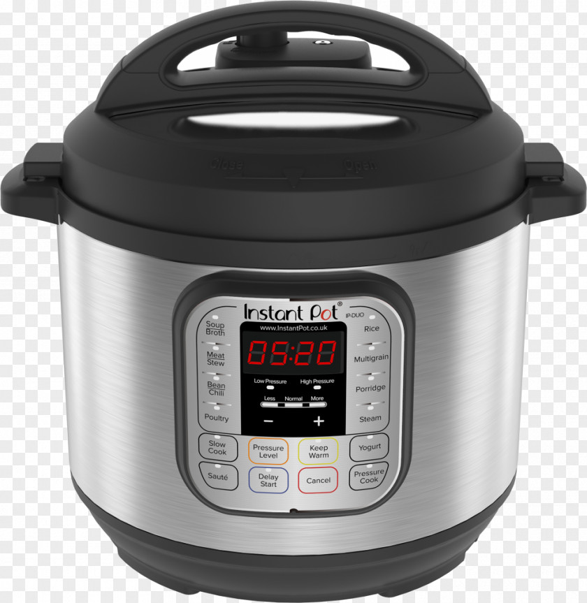 Rice Cooker Instant Pot Duo Plus 9-in-1 Pressure Cooking Slow Cookers PNG