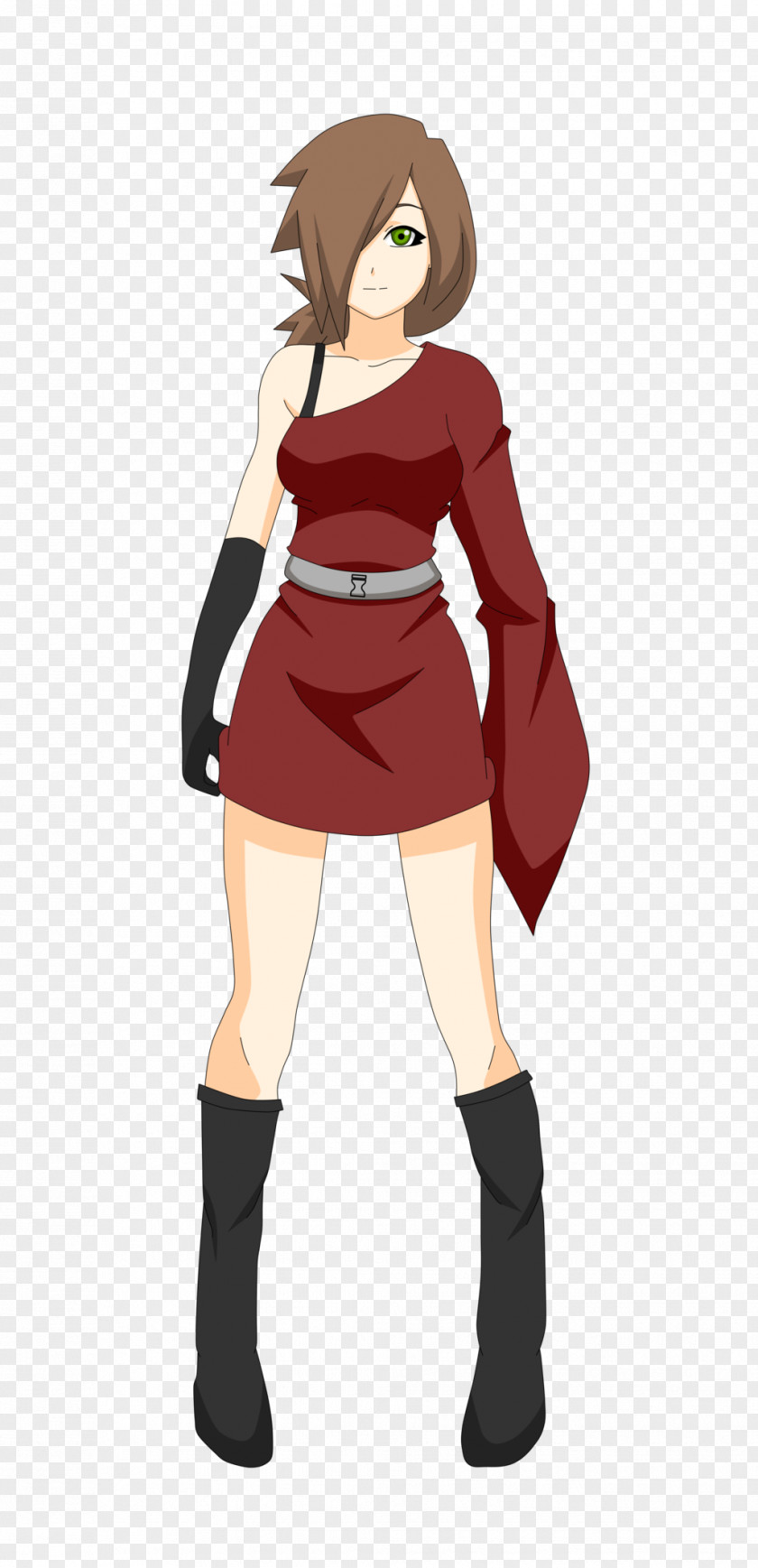 Naruto Uzumaki Female Red Hair Brown PNG