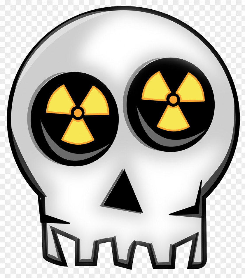 Nuclear Power Plant Skull Radioactive Decay Weapon PNG