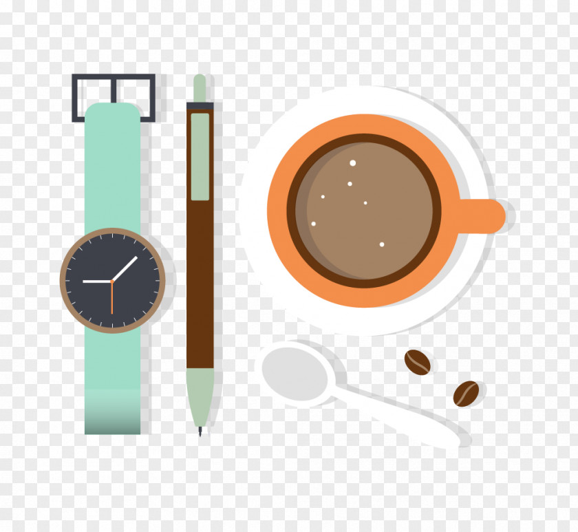 Coffee Vector Watch Cafe PNG