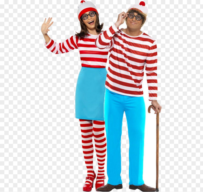 Party Where's Wally? Costume Clothing Couple PNG