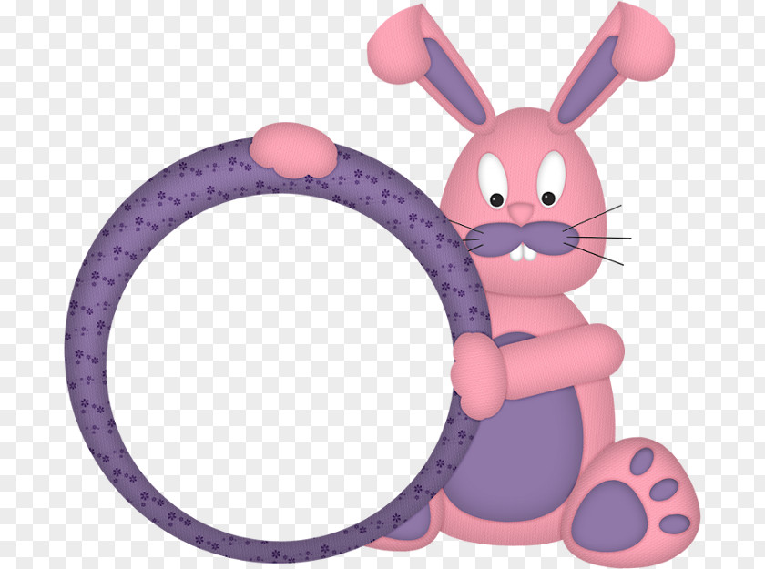 Rabbit Easter Bunny Pink M Toy PNG