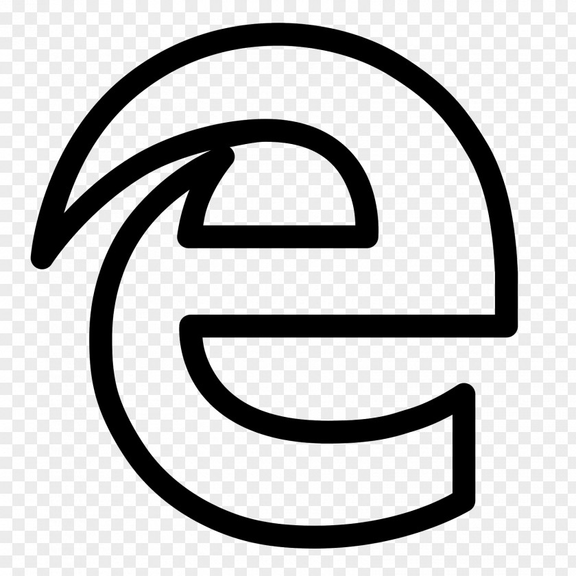 Reducing Microsoft Edge Logo Web Browser PNG
