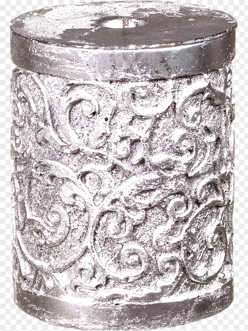 Silver Jar PNG