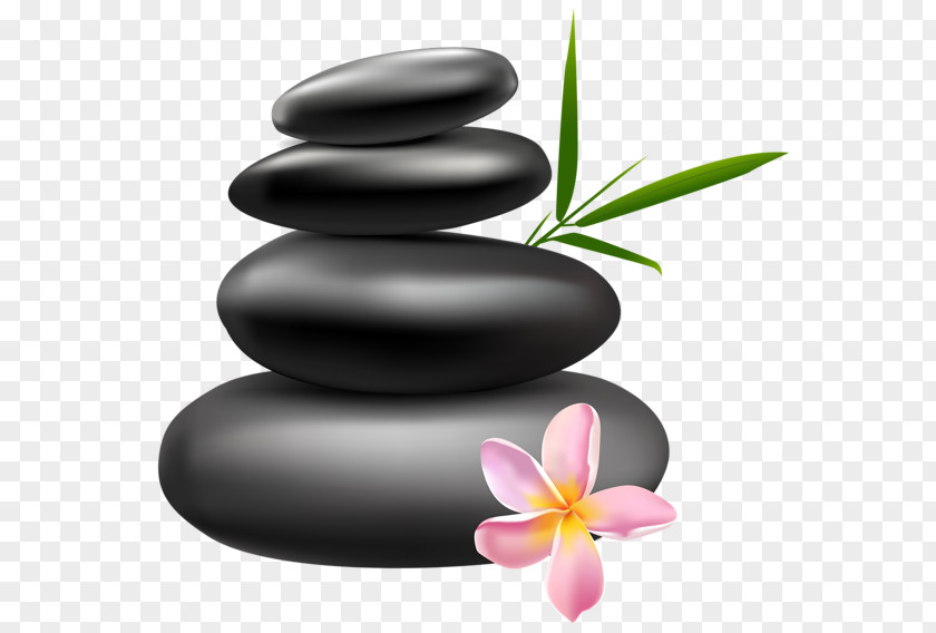 Stone Massage Day Spa Clip Art PNG