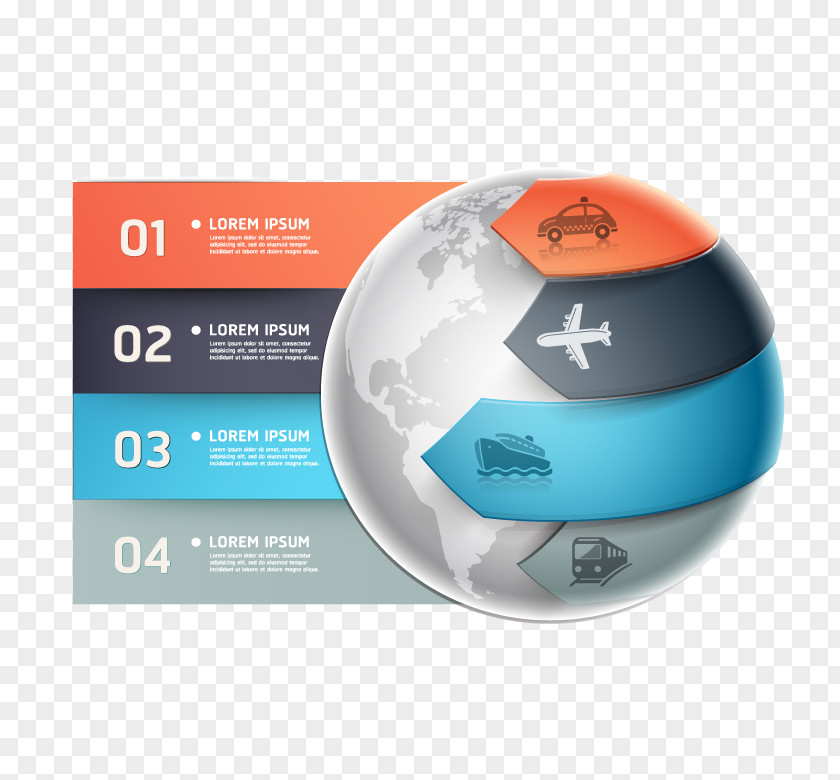 Vector Global Express Infographic Travel Clip Art PNG