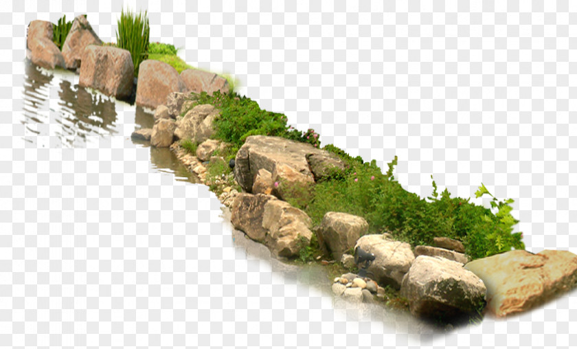 Waterside Stone Road Rock Download Icon PNG