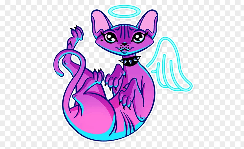 Cat Sticker Whiskers Telegram Clip Art PNG