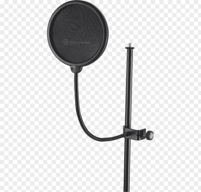 Microphone Stands Pop Filter Recording Studio Professional Audio PNG