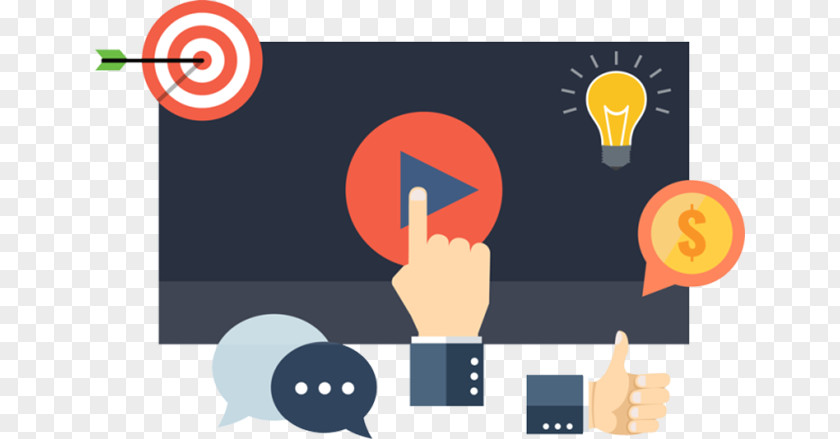 Social Marketing Digital Video Business Advertising PNG