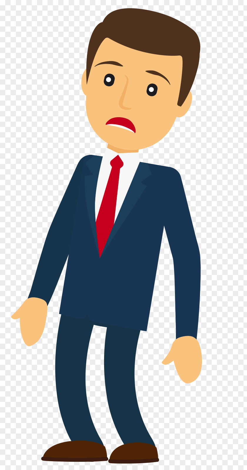 Cartoon Business Man Businessperson Illustration PNG