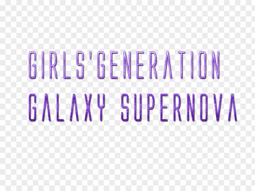 Girls Generation Logo Girls' GALAXY SUPERNOVA Holiday Night EMI Records (Japan) PNG