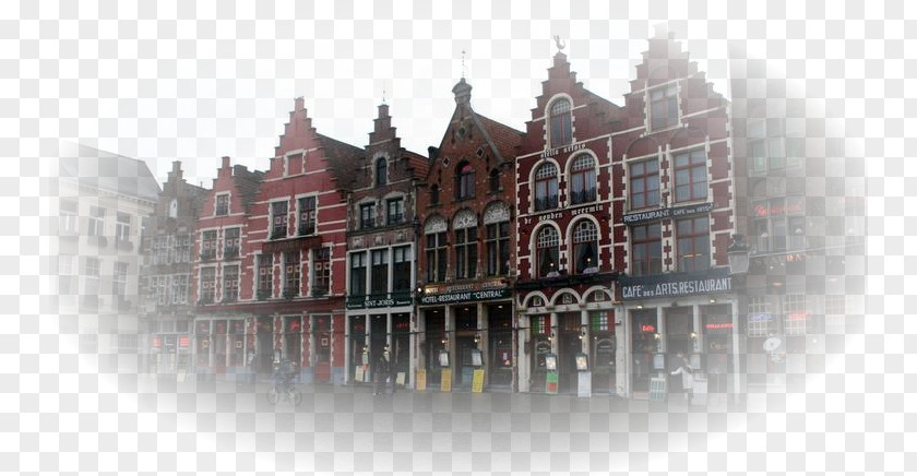 Grote Markt Bruges Facade Middle Ages Medieval Architecture PNG