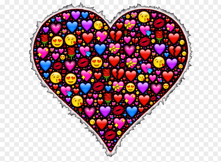 Heart Love Pattern PNG