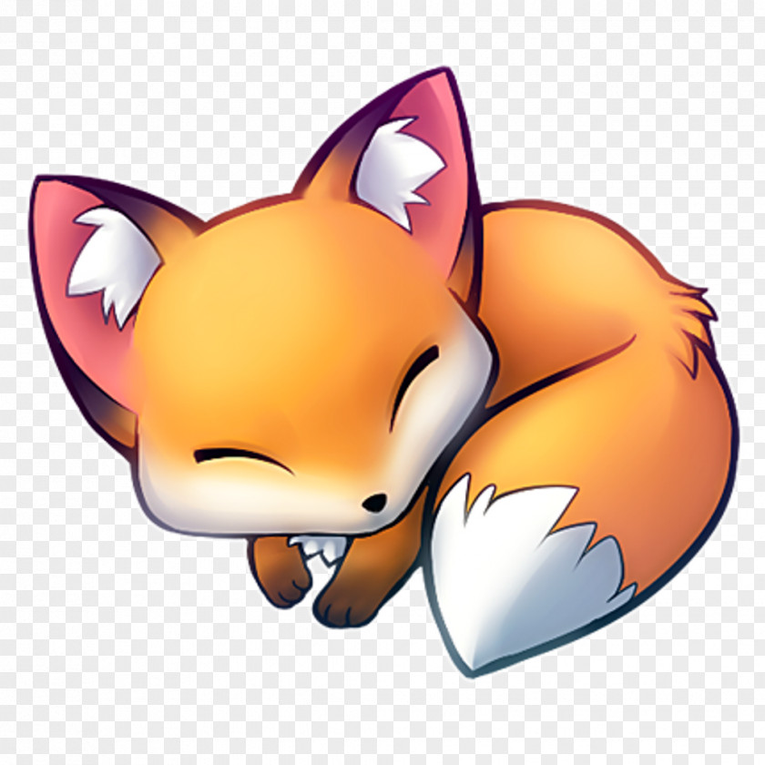 Little Fox Drawing Animation Cartoon PNG