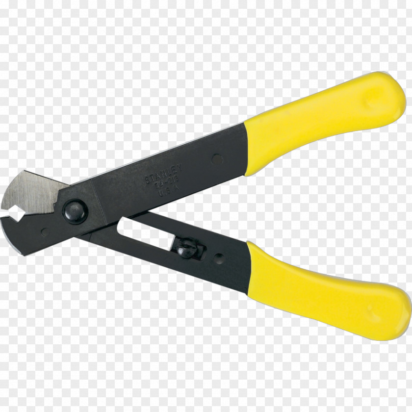 Pliers Diagonal Tool Stanley Black & Decker Locking PNG