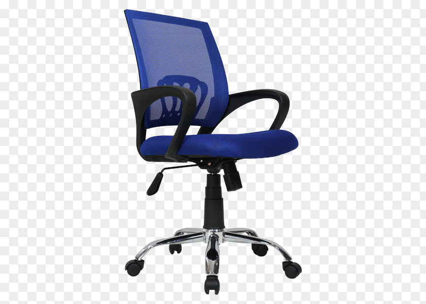 Table Chair Office Furniture Blue PNG