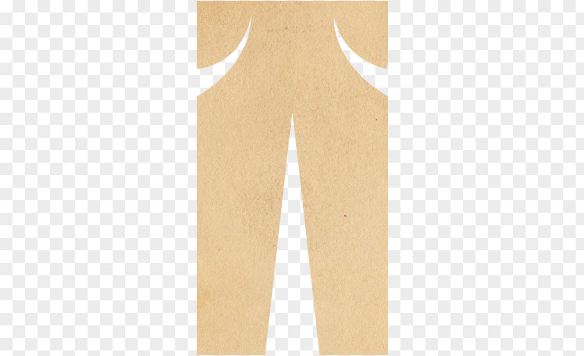 Vintage Paper Pants Khaki PNG