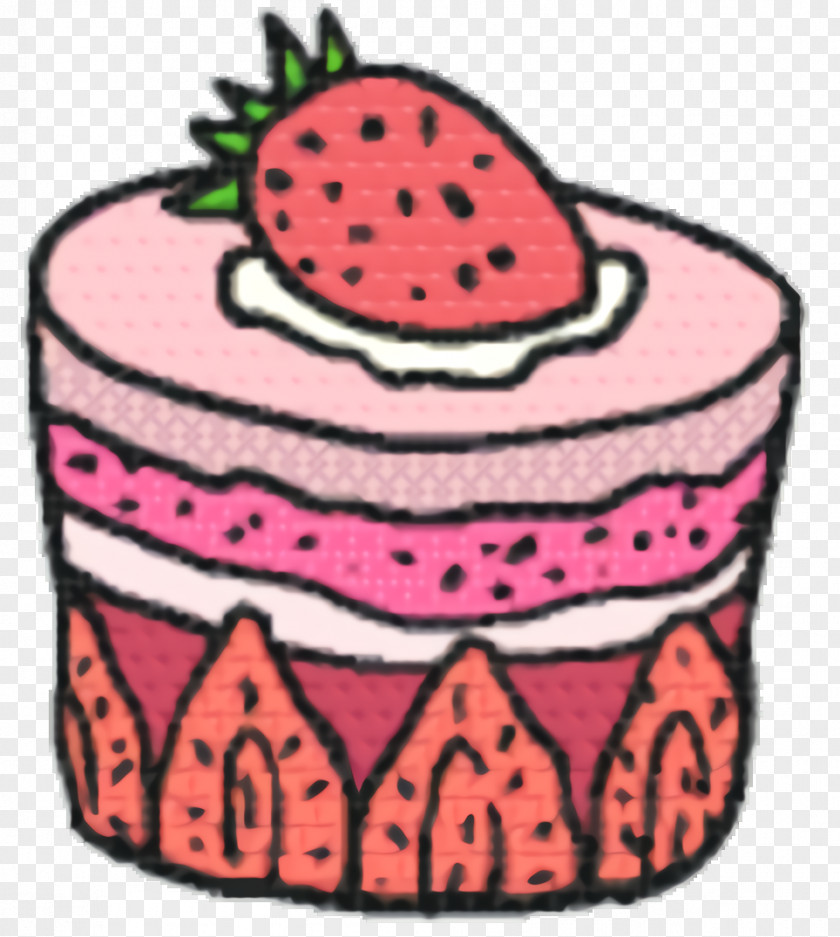Watermelon Icing Background PNG