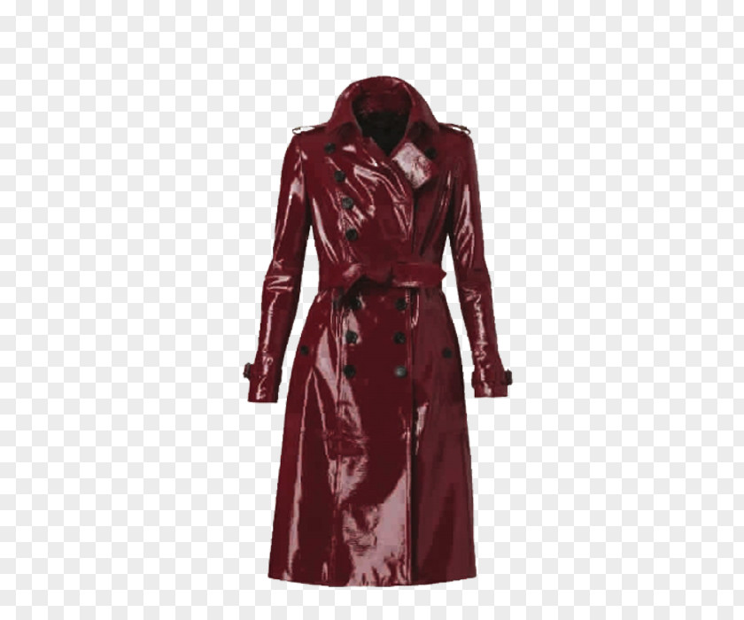 Wine Red Coat Trench Burberry Cxe9line Fashion PNG