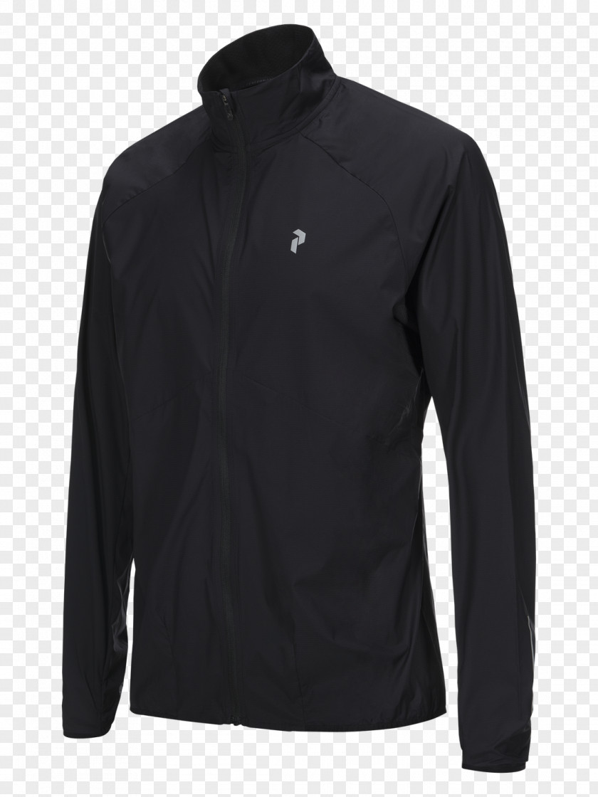Black Jacket T-shirt Hoodie Polo Shirt Dress PNG
