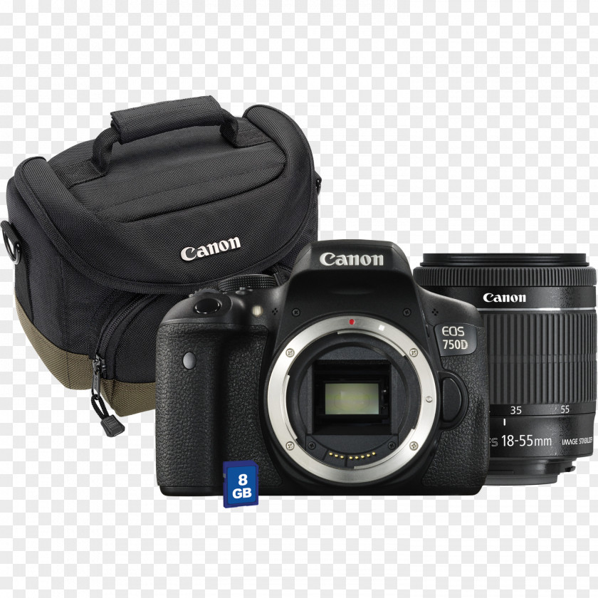 Camera Canon EOS 750D 700D 80D EF-S 18–135mm Lens Digital SLR PNG