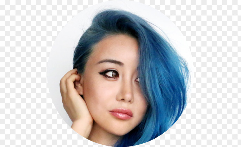 Hair Wengie Coloring Blue Hairstyle PNG