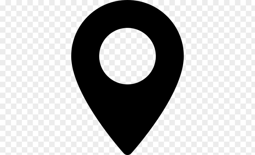 Map Marker Black PNG